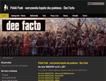 Tablet Screenshot of deefacto.com